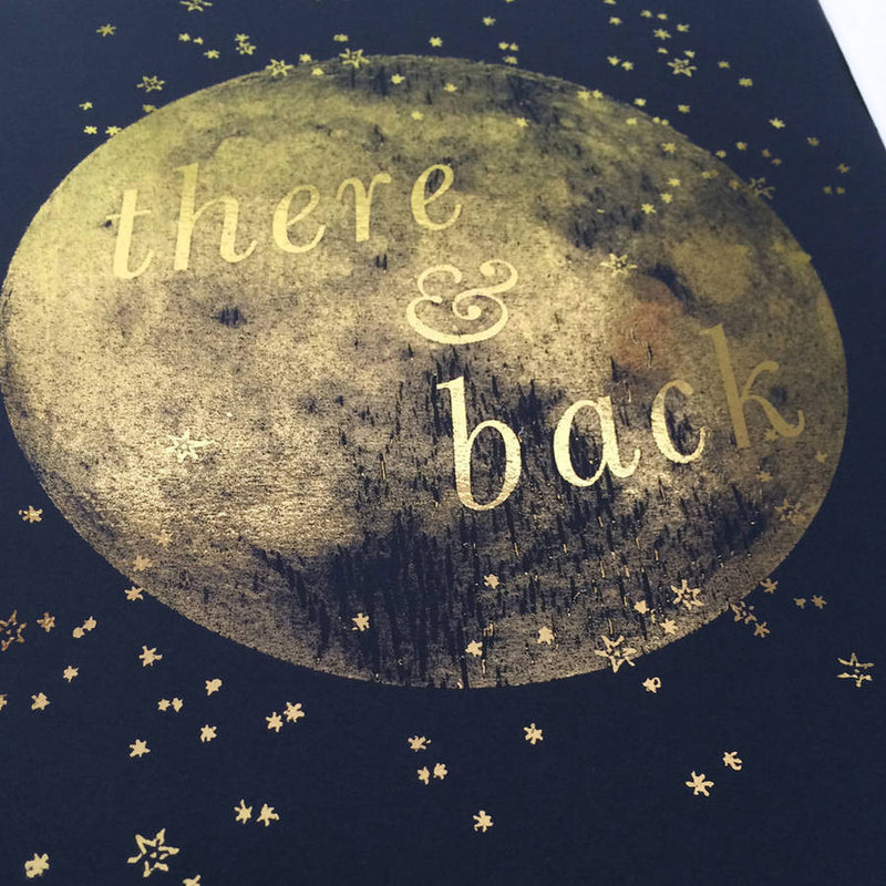 TO THE MOON AND BACK NURSERY PRINT