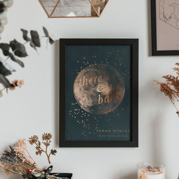TO THE MOON AND BACK NURSERY PRINT